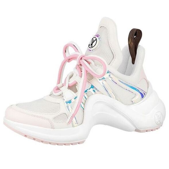 Кроссовки lv archlight sneakers 'white pink' Louis Vuitton, белый
