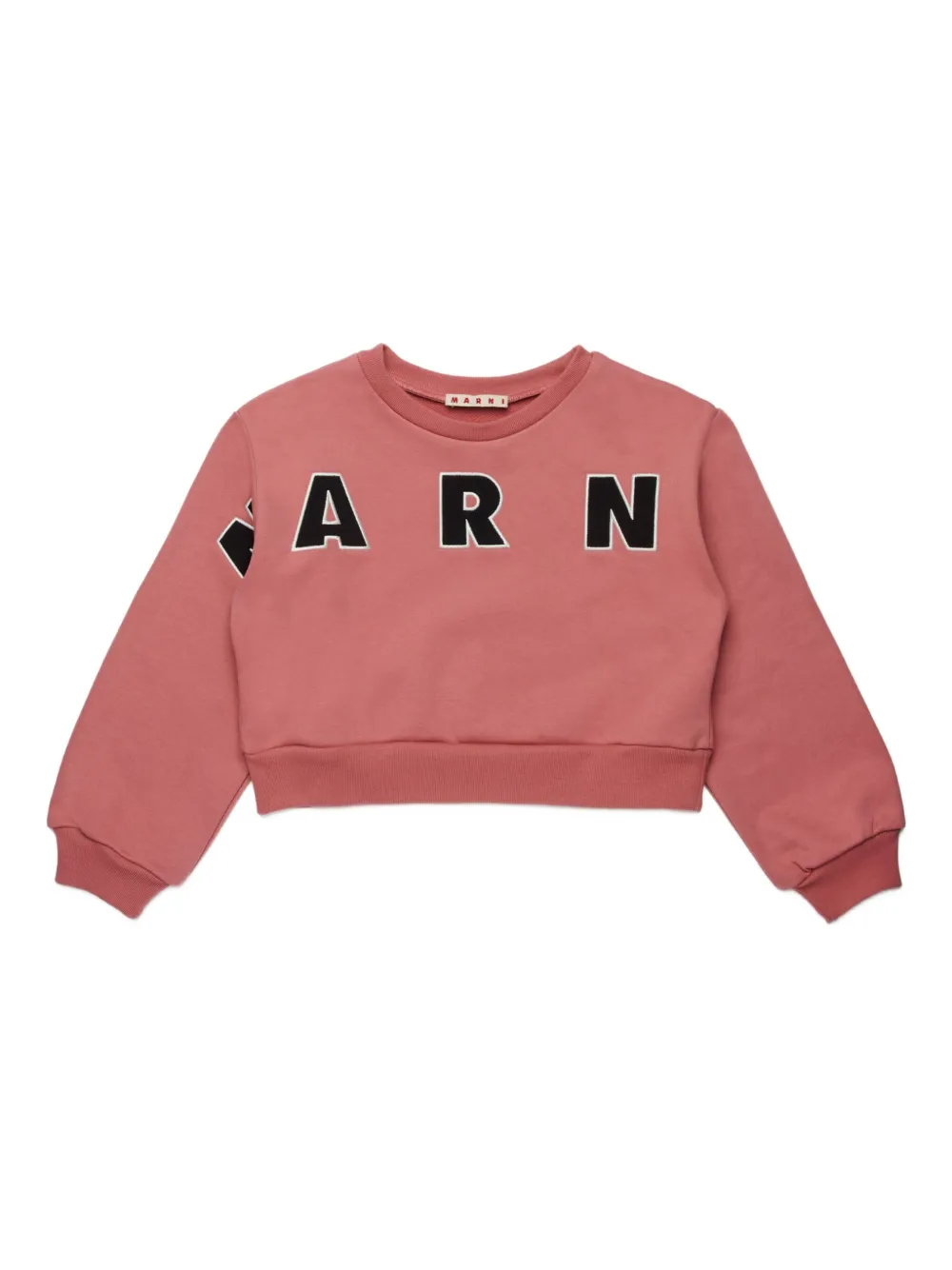 

Толстовка с логотипом Marni Kids, розовый
