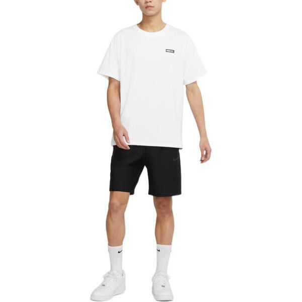 Футболка Men's Nike Front And Back Printing Round Neck Short Sleeve Soccer/Football White T-Shirt, мультиколор — фото 3