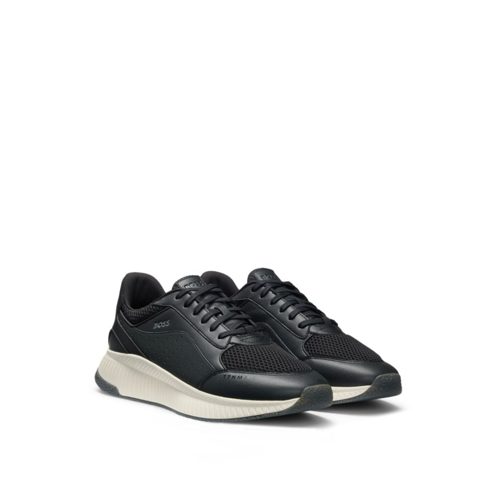 

TTNM EVO гибридные кроссовки с подошвой "рыбья кость" BOSS, черный