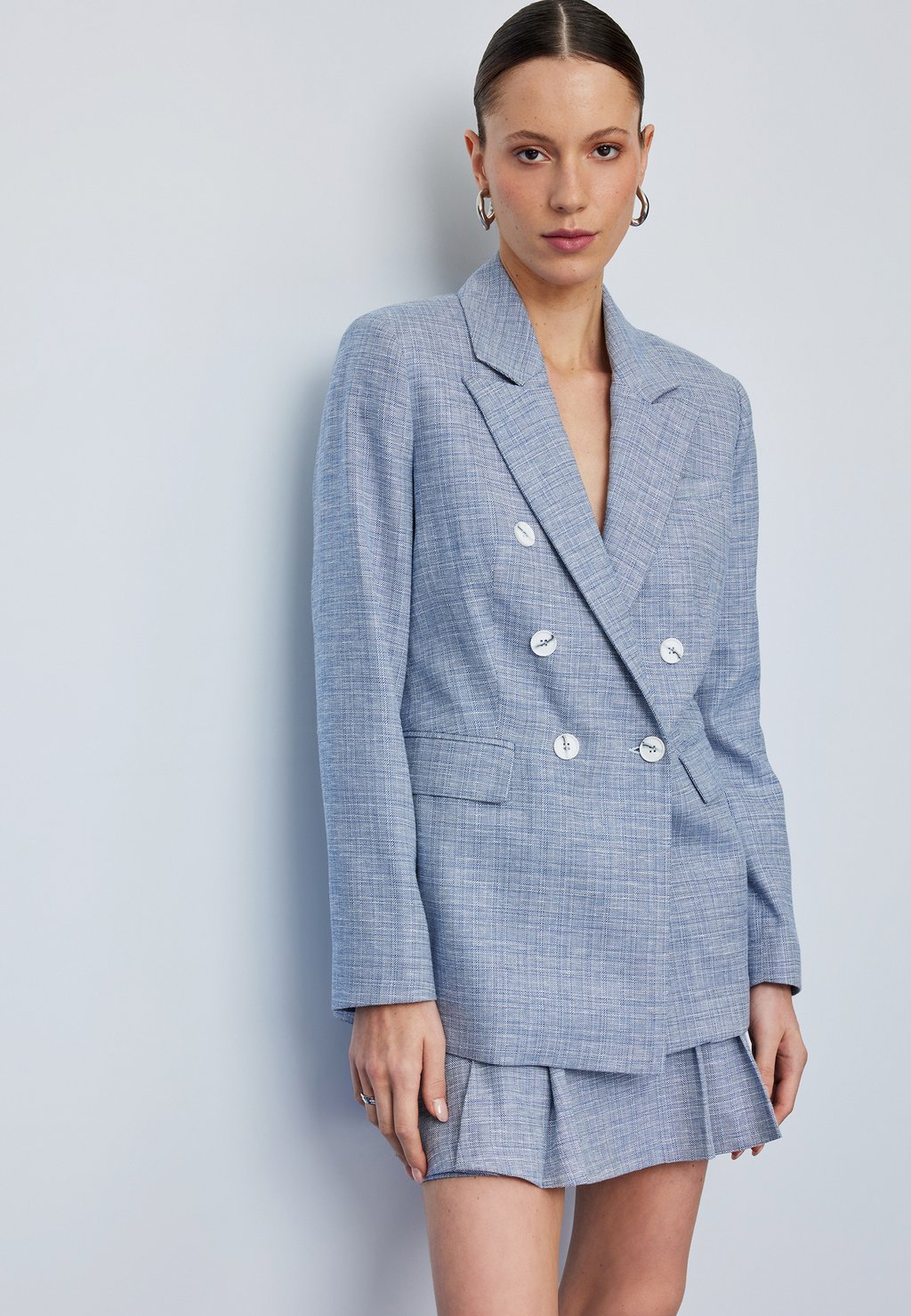 

Юбка плиссированная PLEATED Koton, синий