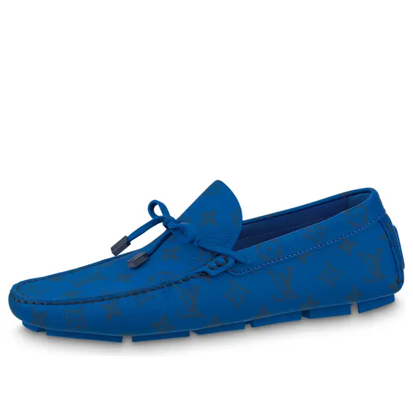 

Кроссовки driver moccasin shoes 'blue monogram' Louis Vuitton, синий