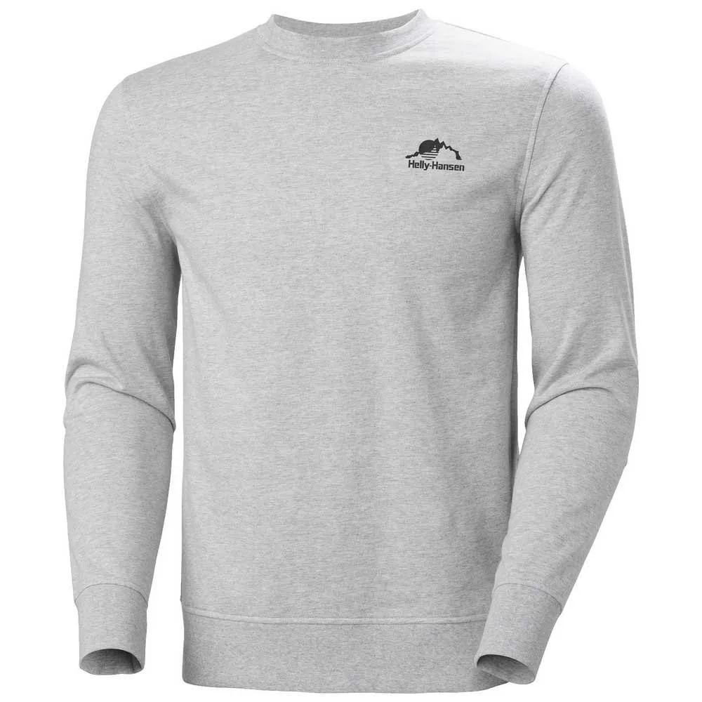 

Толстовка Helly Hansen Nord Graphic Crew, серый