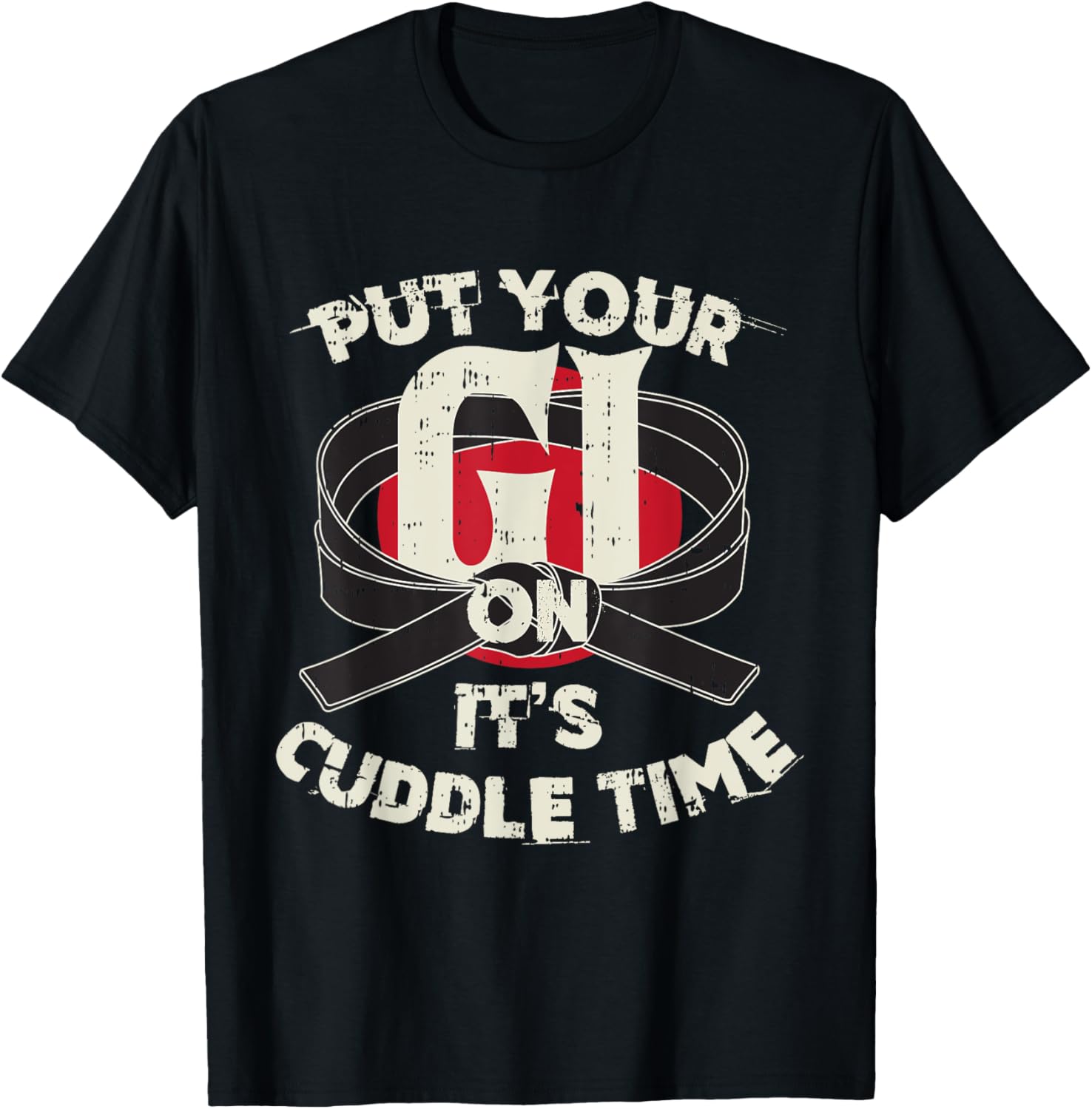 

Футболка с надписью «Put Your Gi On Its Cuddle BJJ Jiu Jitsu Martial Arts Gift T-Firth, Black» (Надень свое кимоно в объятия) Vepadesigns Martial-Arts Shirt Martial Artist Gift, черный