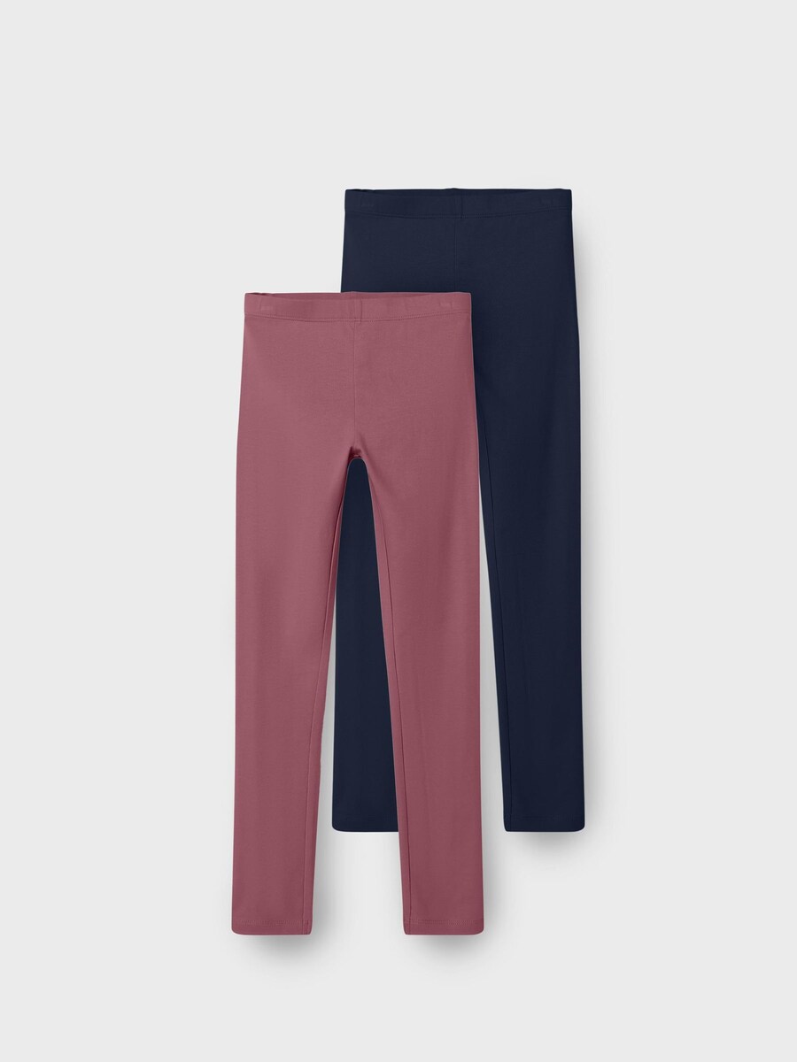 Узкие леггинсы NAME IT Vivian, цвет Dark blue/Dusky pink — фото 3