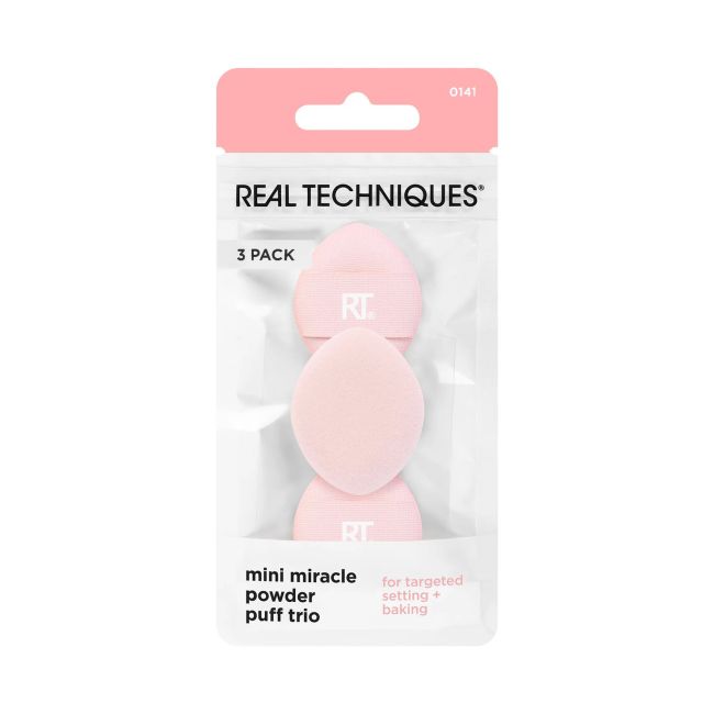 

Мини-Спонжи для макияжа Miracle Puff Trio (3 шт.) Real Techniques