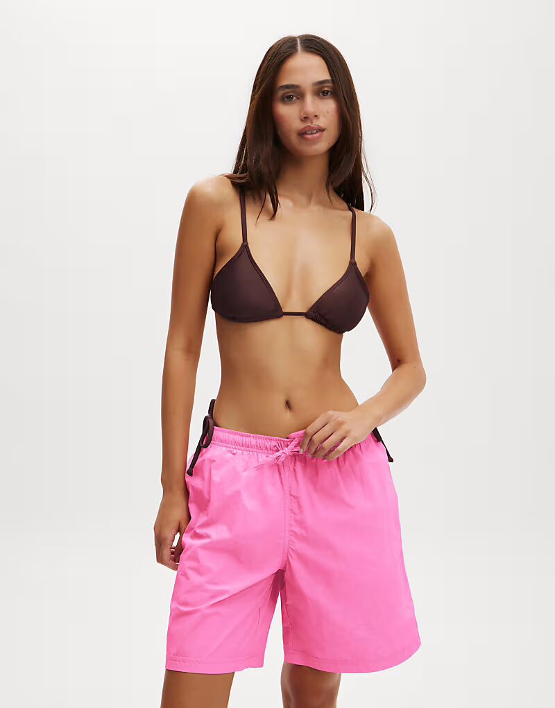 

Шорты для плавания Cotton:On Beach розового цвета