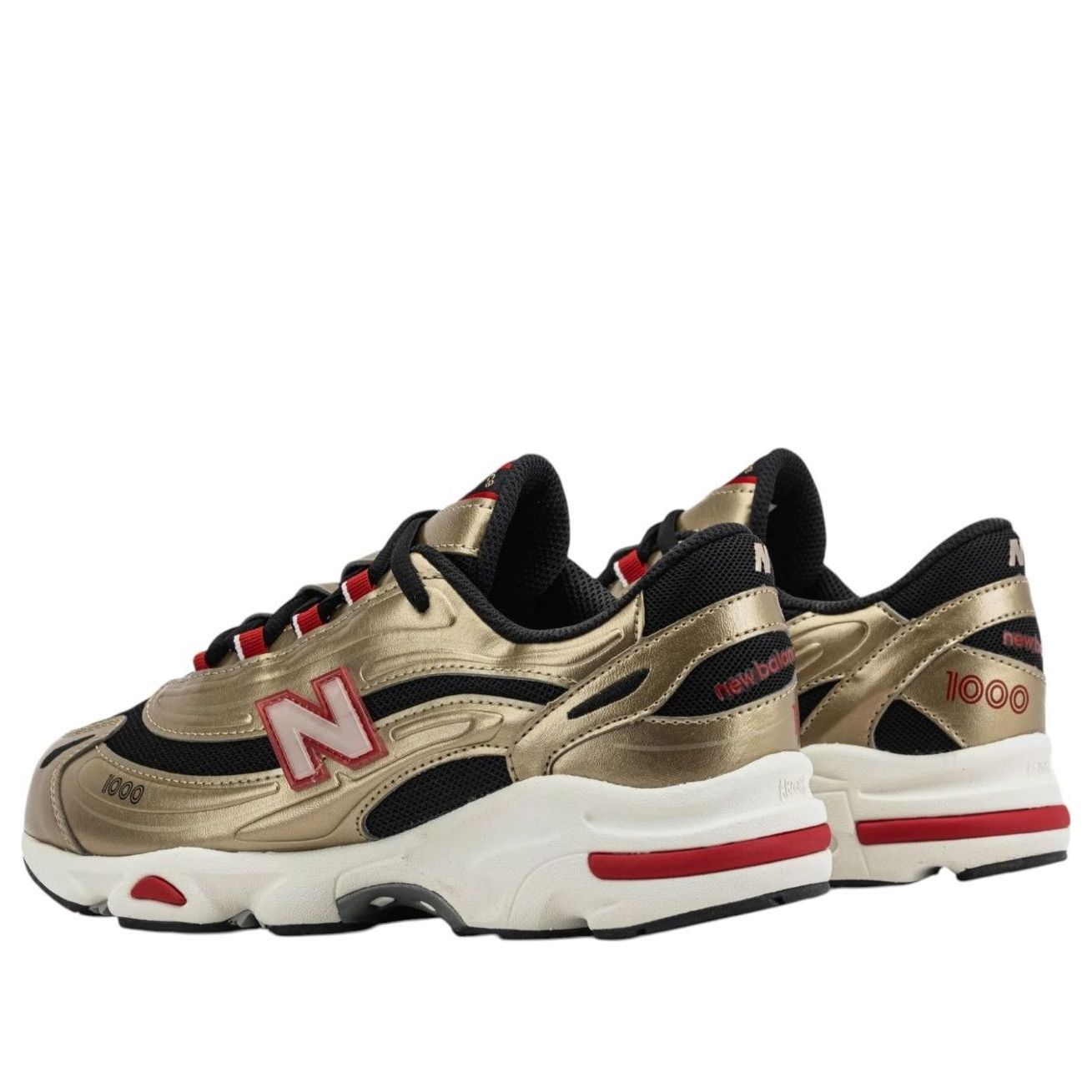 (GS) New Balance x Shoe Palace 1000 'Gold Black' — фото 4