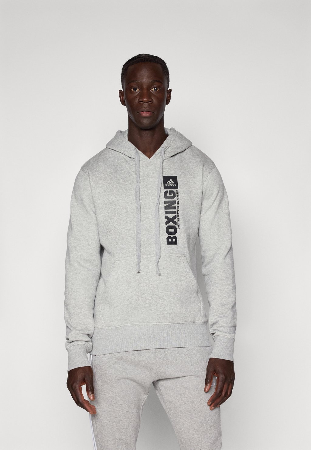 

Толстовка с капюшоном COMMUNITY VERTICAL HOODY BOXING UNISEX Adidas Performance, серый