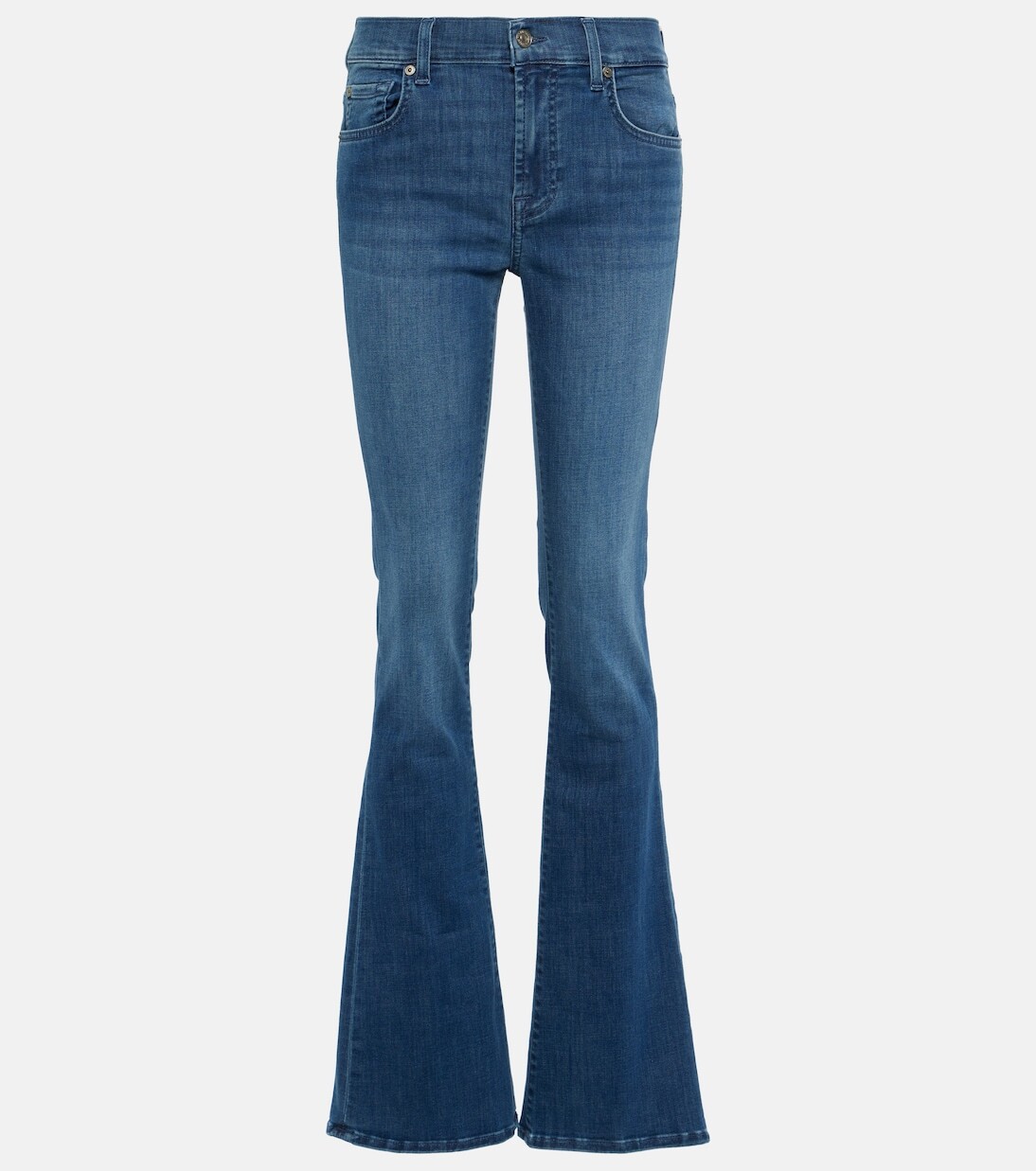 

Джинсы bootcut со средней посадкой 7 For All Mankind, синий