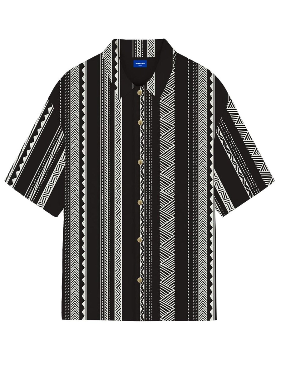 

Повседневная рубашка JACK & JONES Comfort fit Button Up Shirt, черный