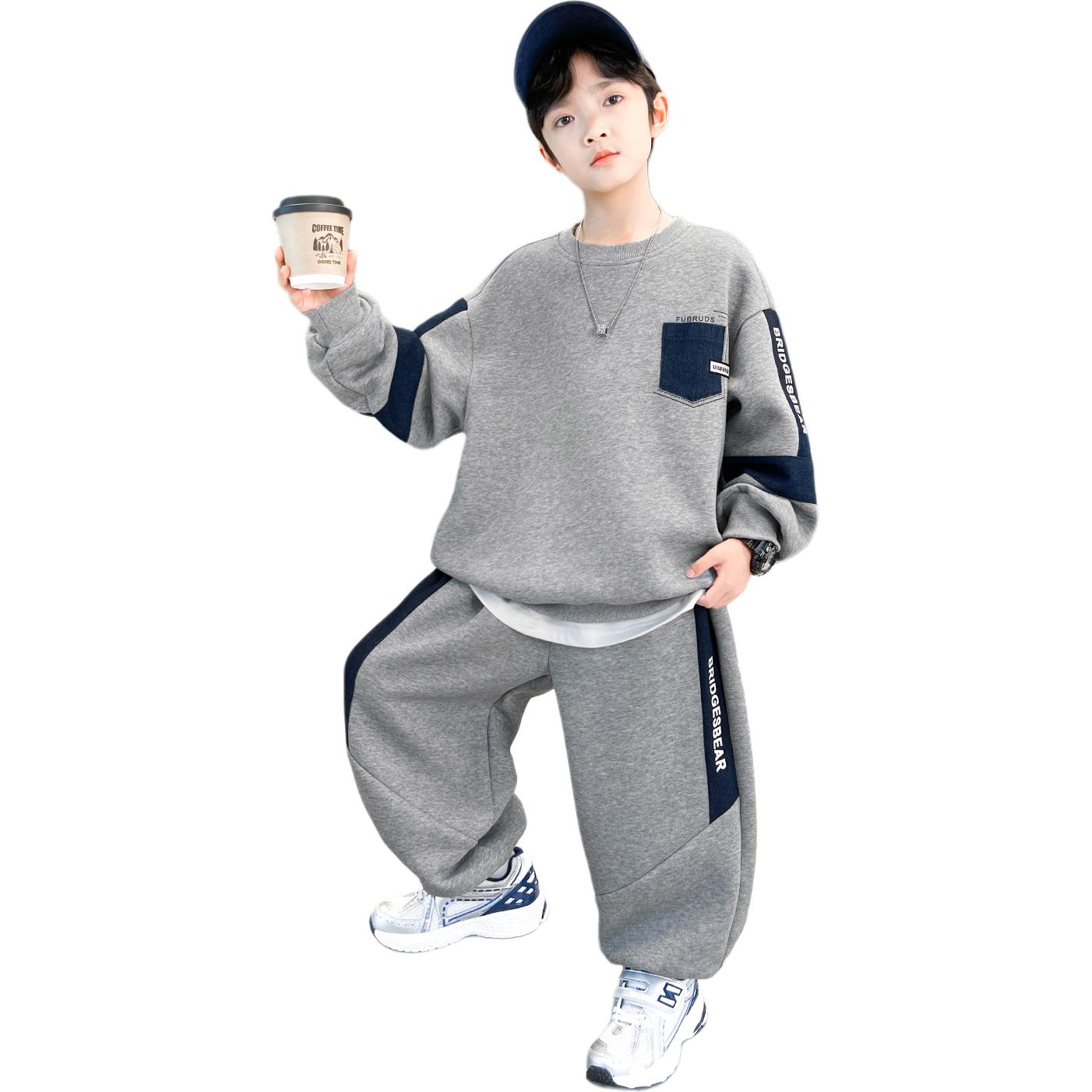 

Детская повседневная спортивная одежда с круглым вырезом Moderate EASTERN CAMEL, серый