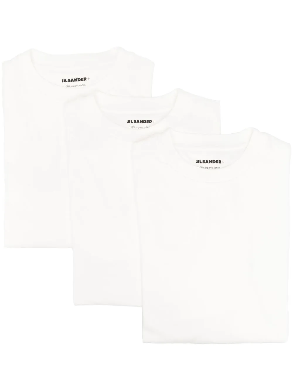 

Футболка с нашивкой-логотипом JIL SANDER, белый