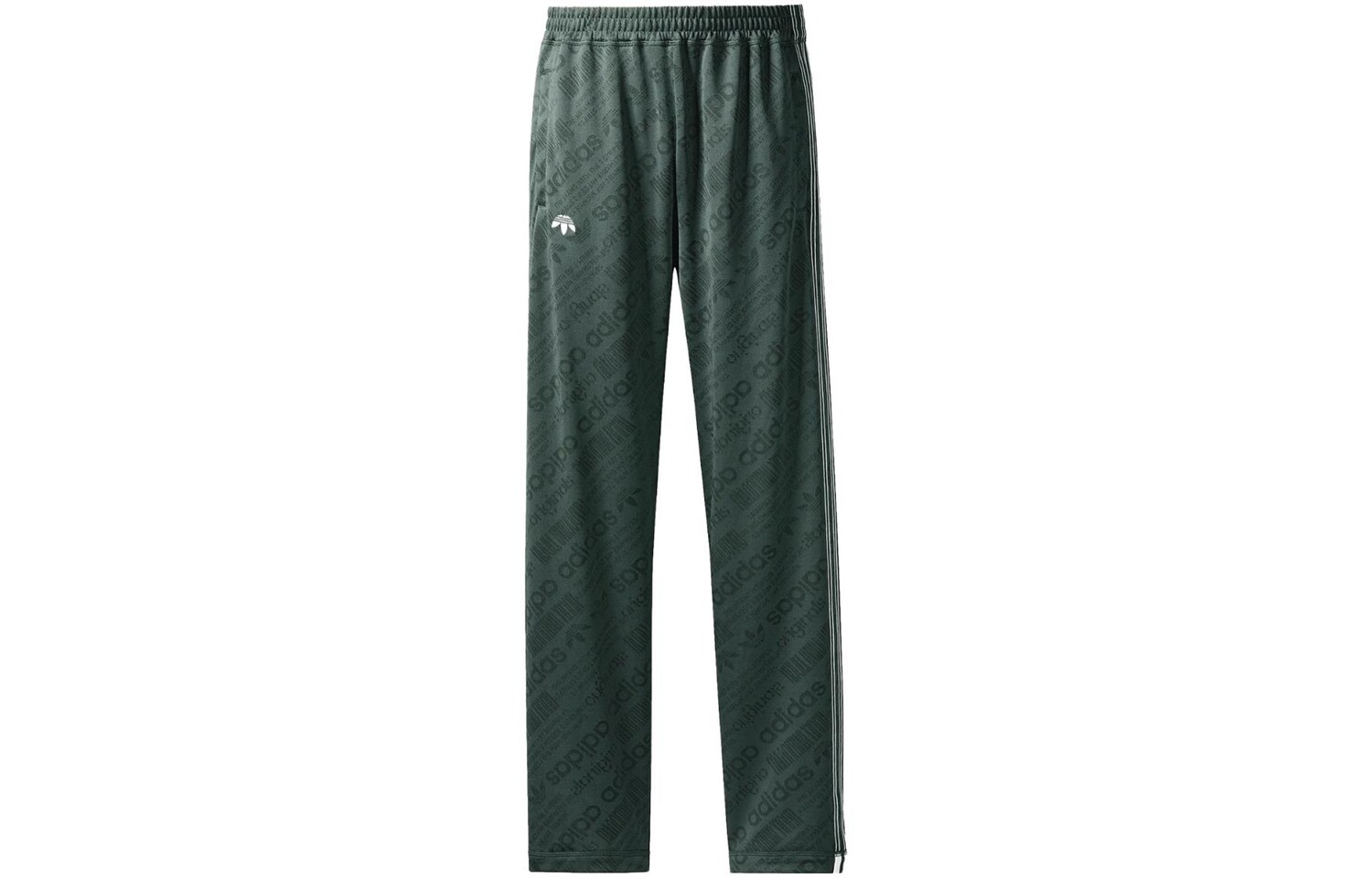 

Трикотажные спортивные штаны Alexander Wang Cobrand, унисекс, зеленые Adidas Originals, зеленый