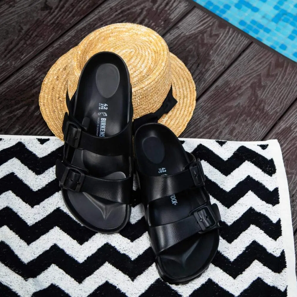 Мужские сабо Birkenstock Arizona из ЭВА, Black Eva L — фото 2