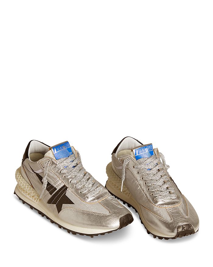 Кроссовки для марафона для бега, мужские Golden Goose, серебряный — фото 3