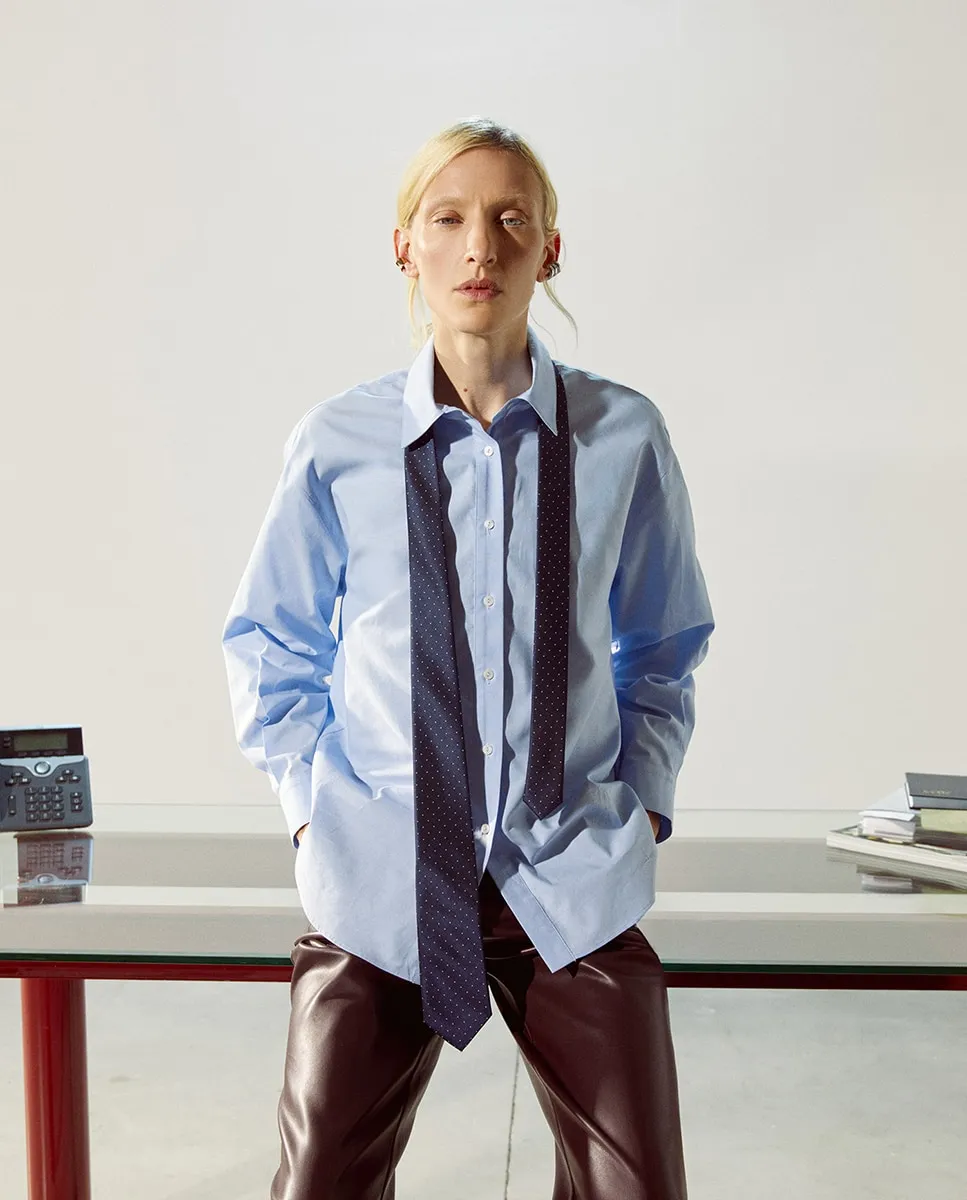 

Рубашка оксфорд Sfera, синий