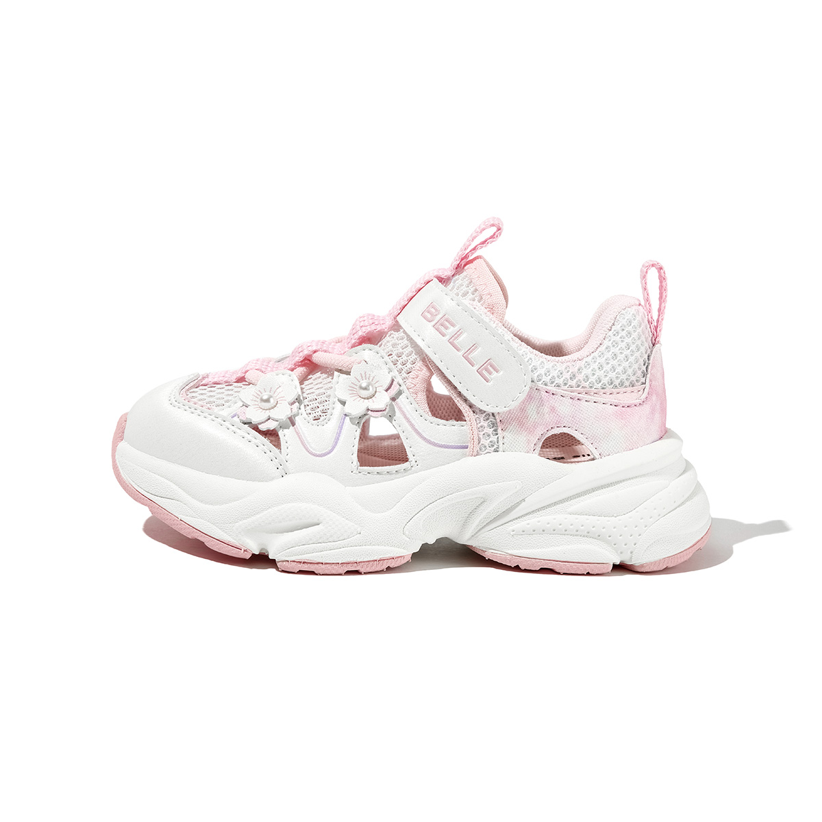 

Низкие детские повседневные туфли Beige Pink Kids' BELLE