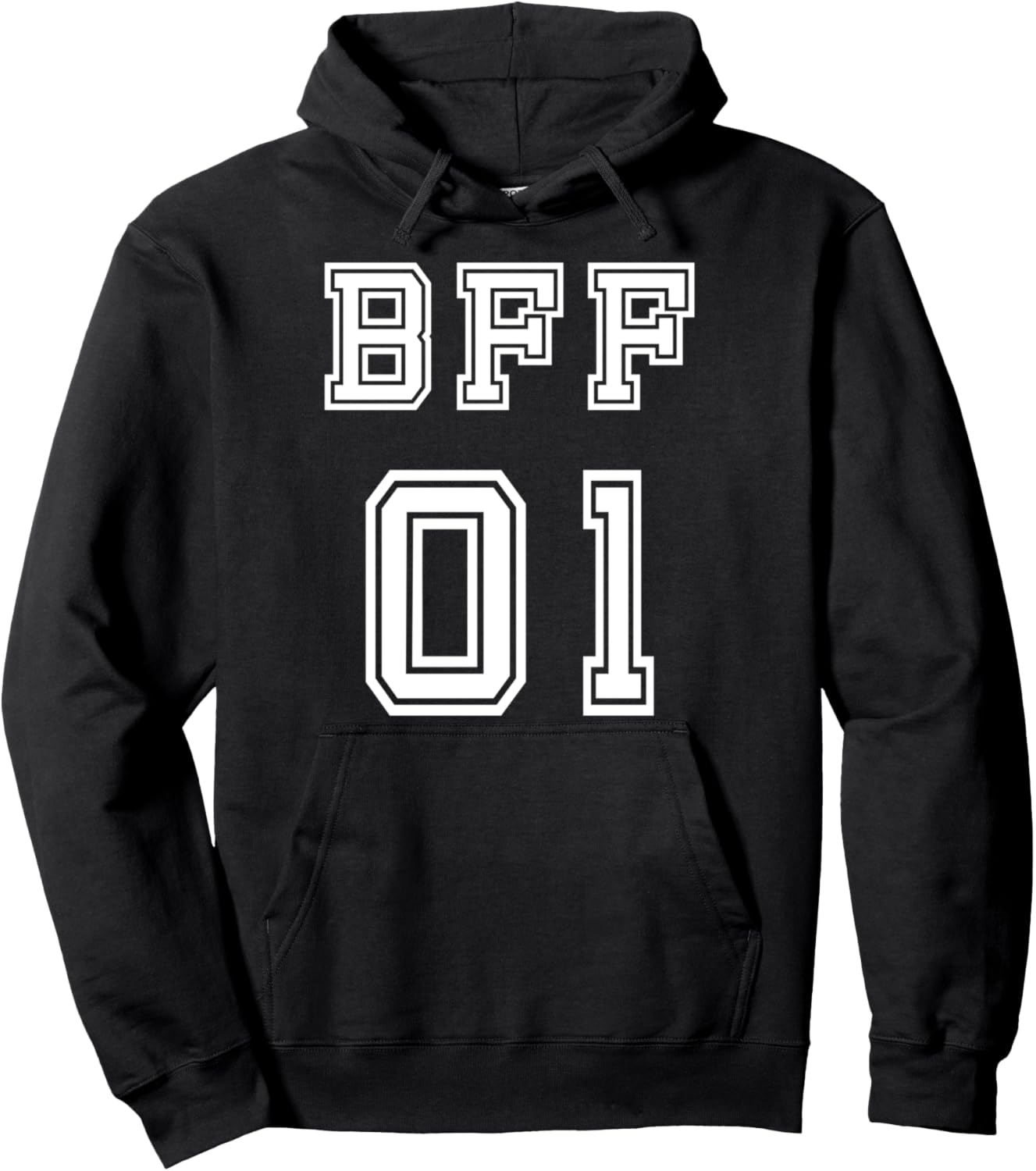 

BFF 01 Лучший друг Близкий друг Shitashii Tomodachi Худи Matching Best Friends, Matching Best Friends, Best Friends Forever, черный