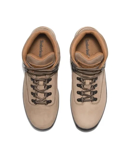 Ботинки Timberland Euro Hiker L из нубука, бежевые — фото 3