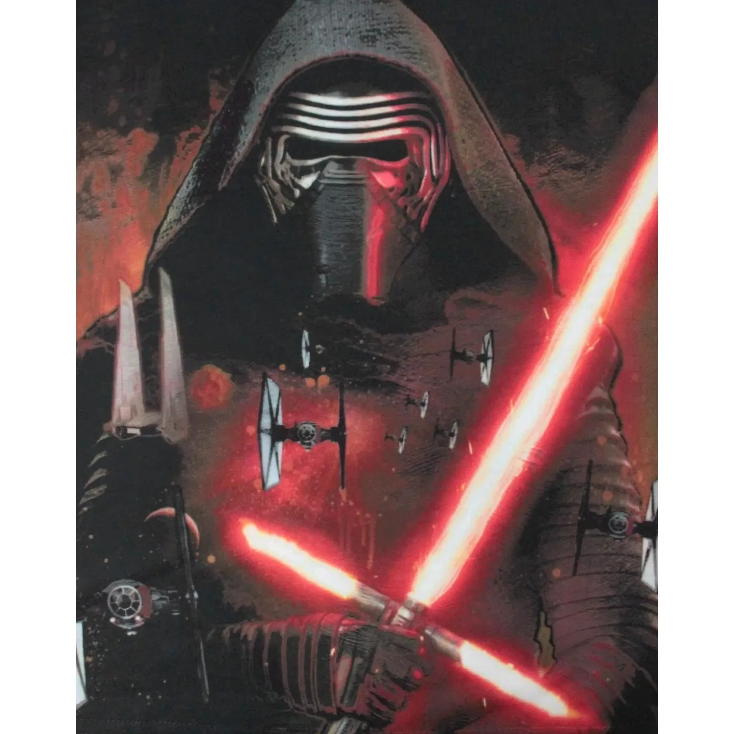 Футболка детская с логотипом Kylo Ren Star Wars, черный — фото 2