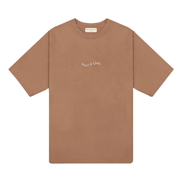 

Футболка Museum of Peace & Quiet Wordmark T-Shirt 'Adobe', коричневый
