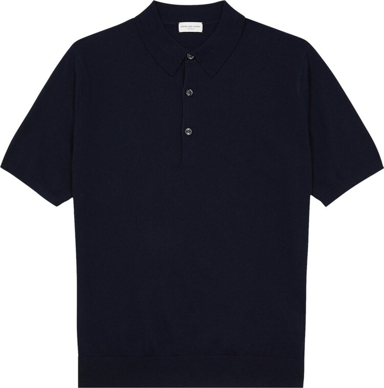 

Поло Dries Van Noten Murice 'Navy', синий