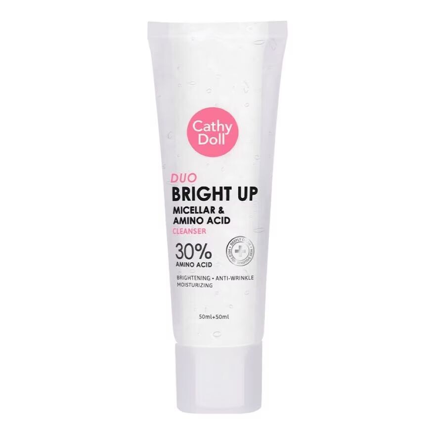 

Cathy Doll Duo Bright Up Мицеллярное очищающее средство с аминокислотами 100 мл (Гель 50+Пенка 50), White