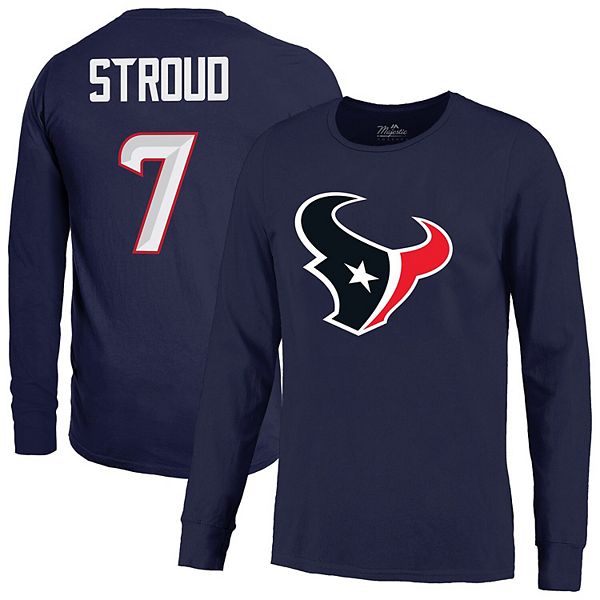 

Футболка с длинным рукавом Houston Texans cj stroud Majestic Threads