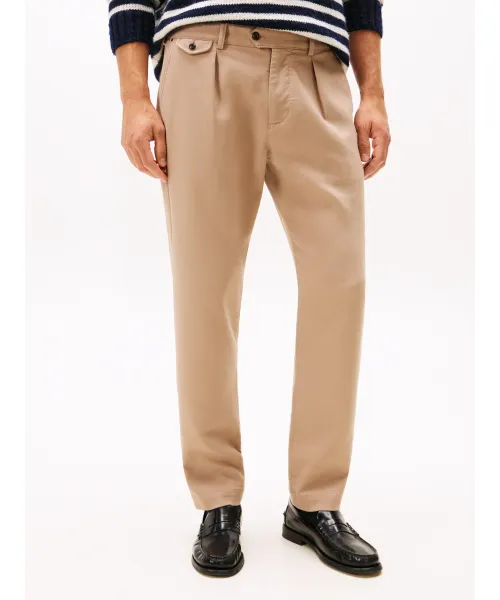 

Брюки-Чинос в стиле гарлем Tapered fit Tommy Hilfiger, бежевый