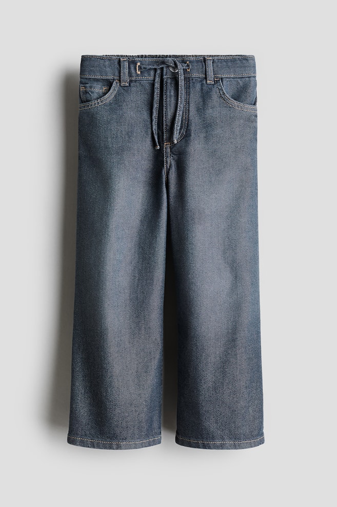 

Джинсы с широкими штанинами H&M, синий