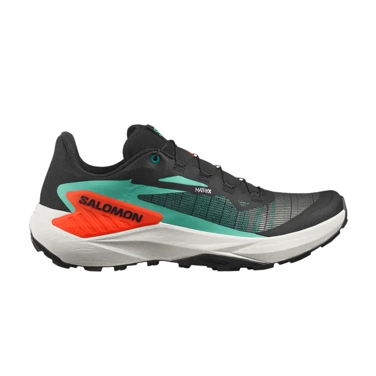 

Кроссовки Salomon Genesis Black Green Cherry Tomato, черный