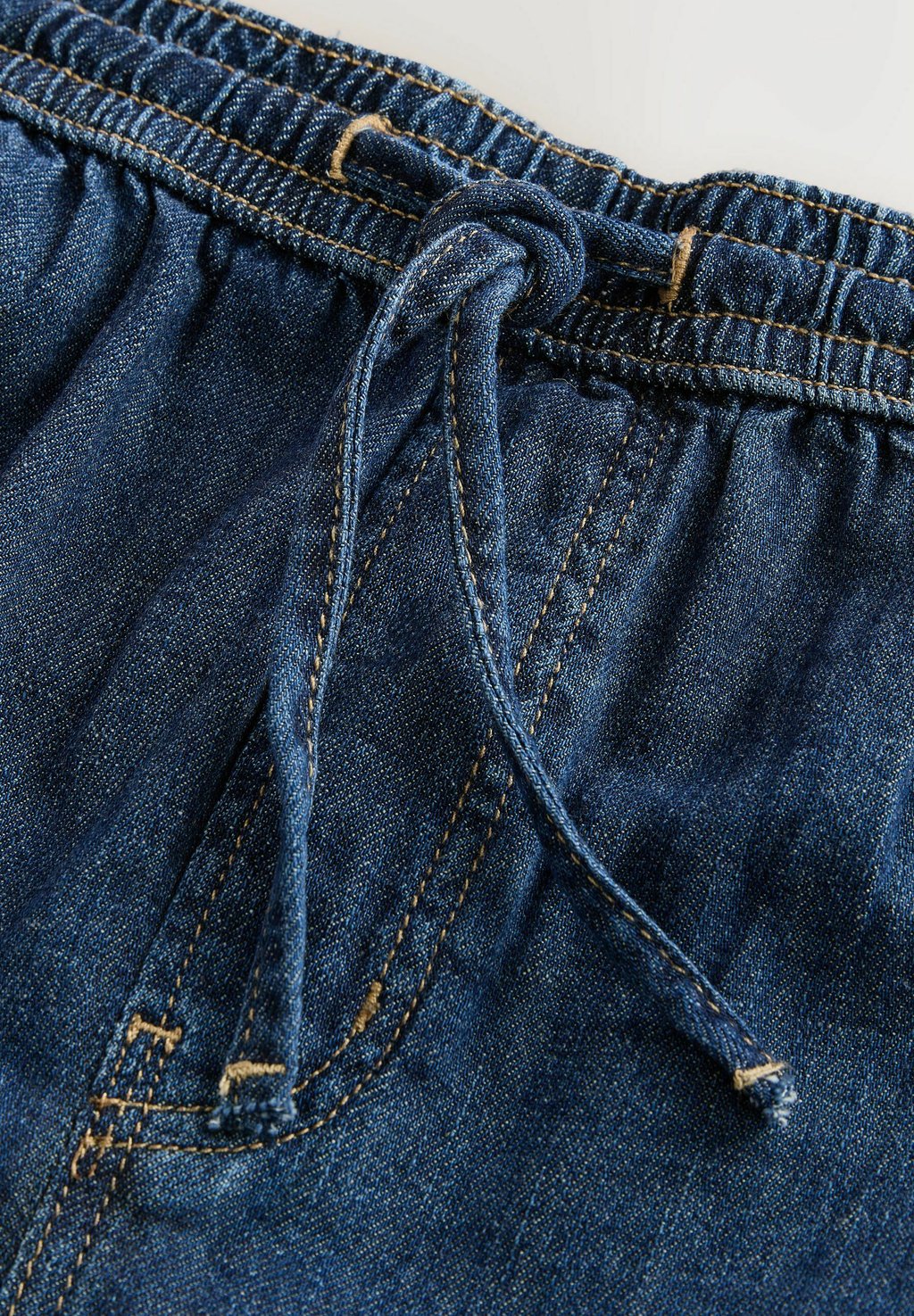 Джинсовые шорты REGULAR FIT-PULL ON ELASTICATED Next, синий — фото 3
