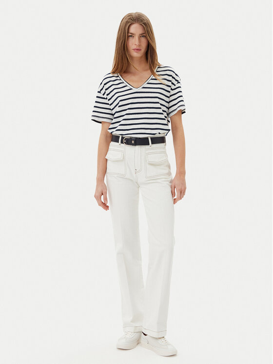 Футболка обычного кроя WW0WW44551 Tommy Hilfiger, синий — фото 2