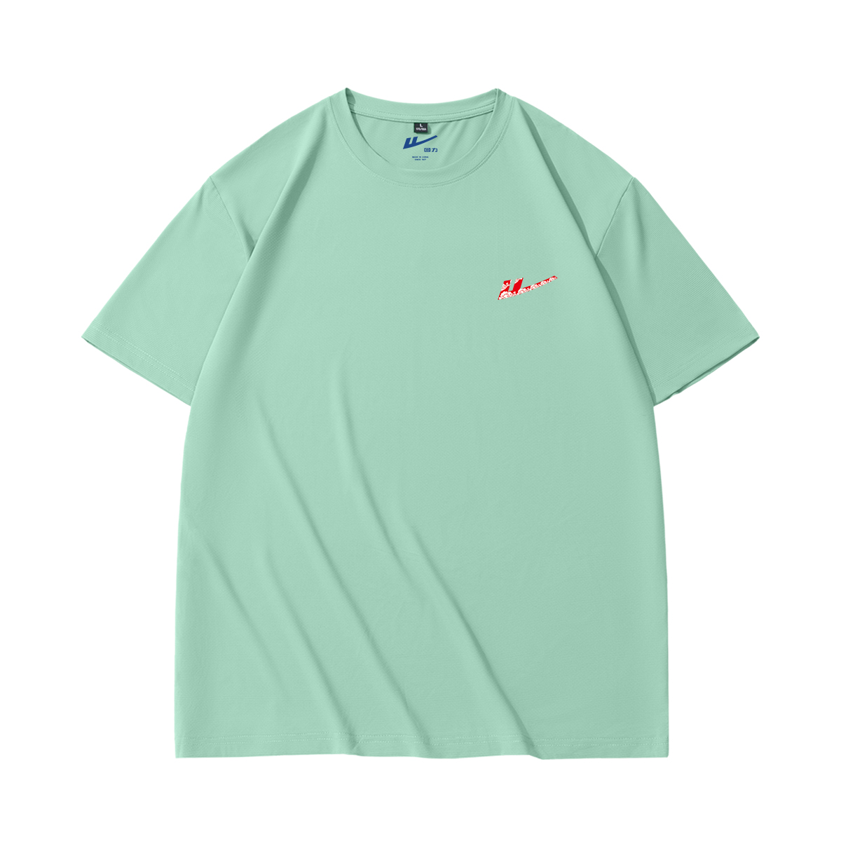 

Футболка Unisex Crew Neck тонкая прямая посадка WARRIOR, aqua зеленый