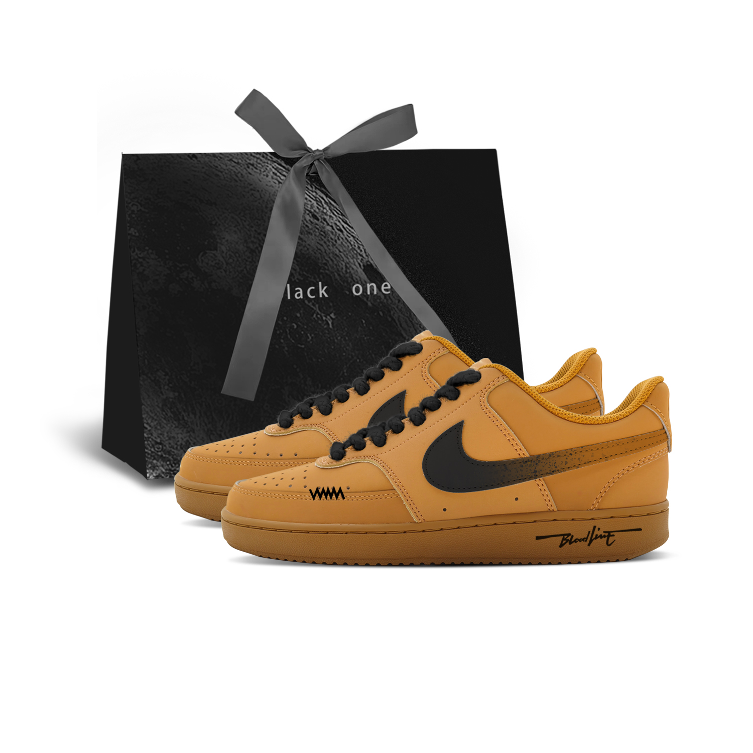 

Кроссовки Court Vision 1 мужские низкие Wheat Nike, Wheat