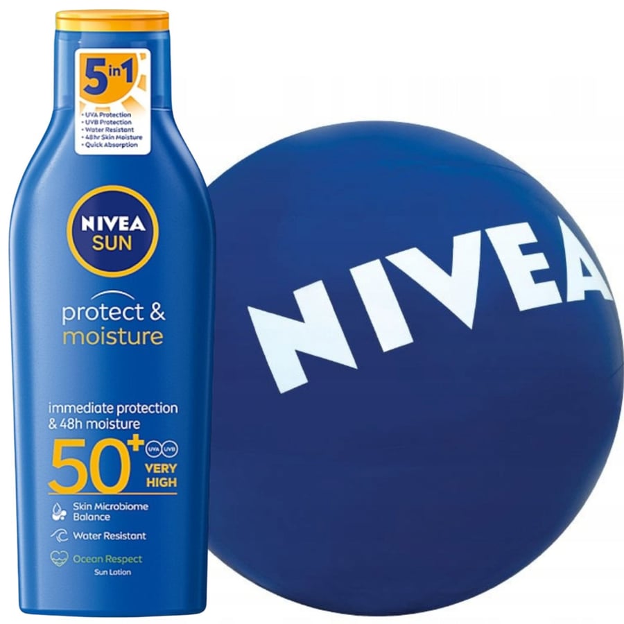 

Бальзам Nivea Protect & Moisture SPF50 + Beach Ball