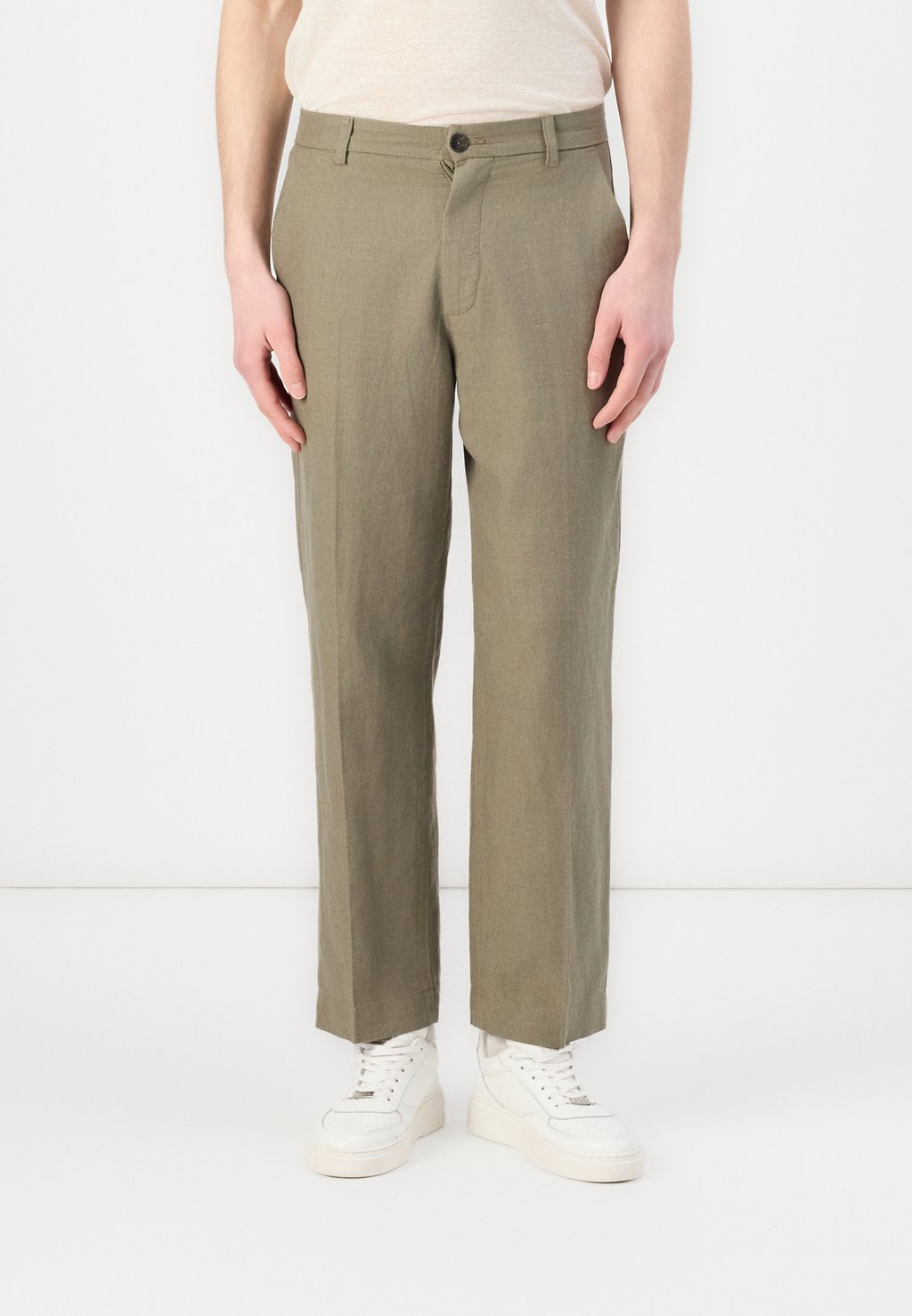 

Брюки SLH220 LOOSE MADS SUN PRESS PANT Selected Homme, темно-зеленый