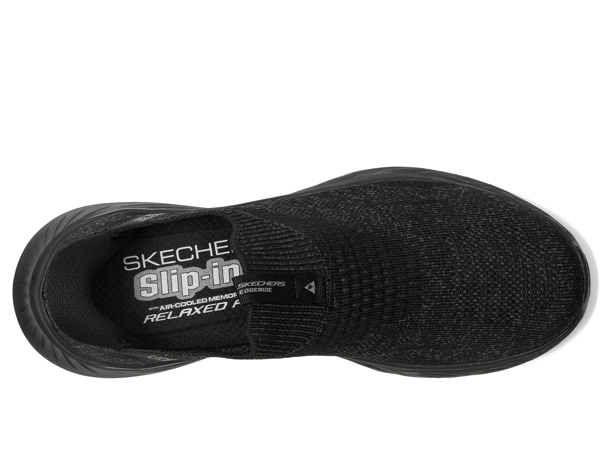 Кроссовки SKECHERS Edgeride Commissioner Hands Free Slip-In, черный — фото 2