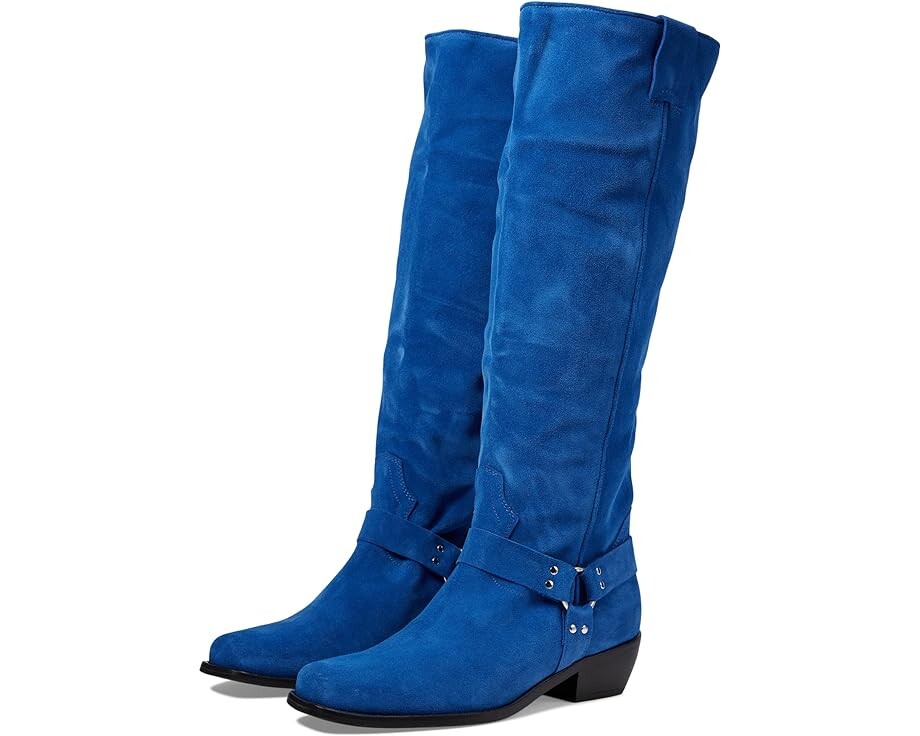 

Ботинки Free People Lockhart Harness Boot, цвет Cobalt Suede