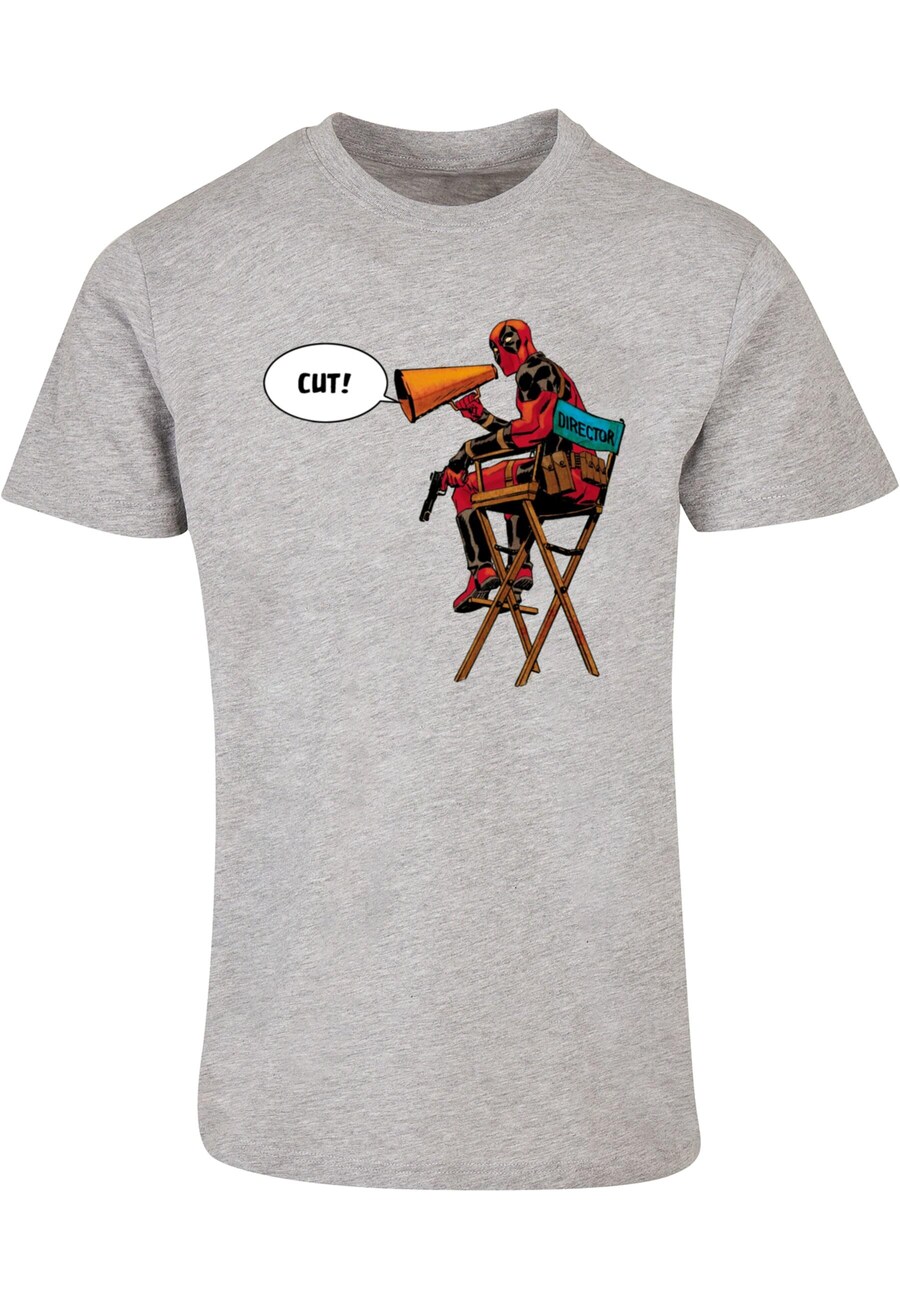 

Классическая футболка ABSOLUTE CULT Shirt Deadpool - Directors Chair, пятнистый серый