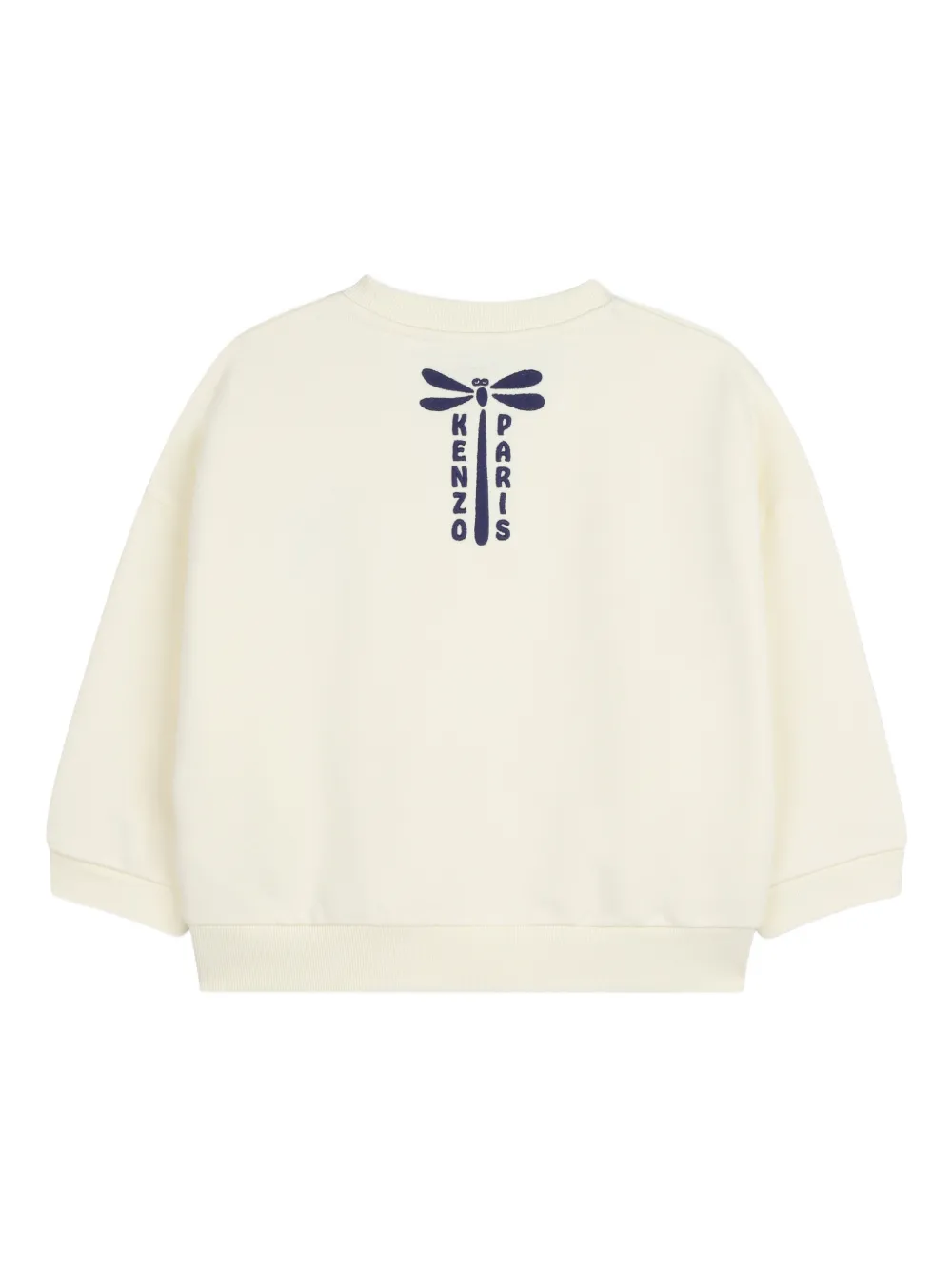 Толстовка с логотипом Kenzo Kids, бежевый — фото 2