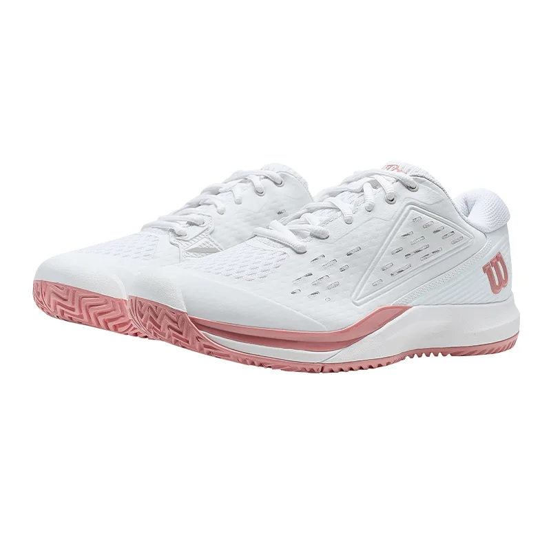 Wilson RUSH PRO ACE JR Synthetic Leather, Textile Kids' Training Shoes Pink Teenagers — фото 4