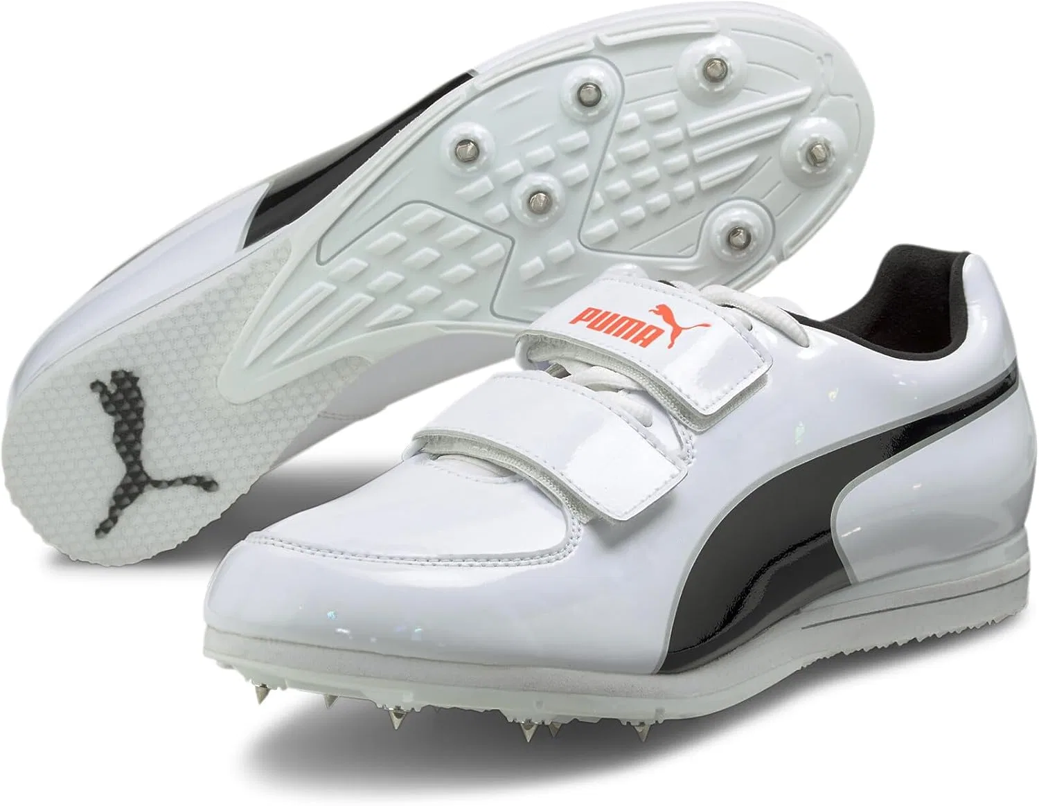 Кроссовки PUMA Unisex Adult Evospeed Triple Jump/PV 6, Puma White Puma Black Lava Blast — фото 2