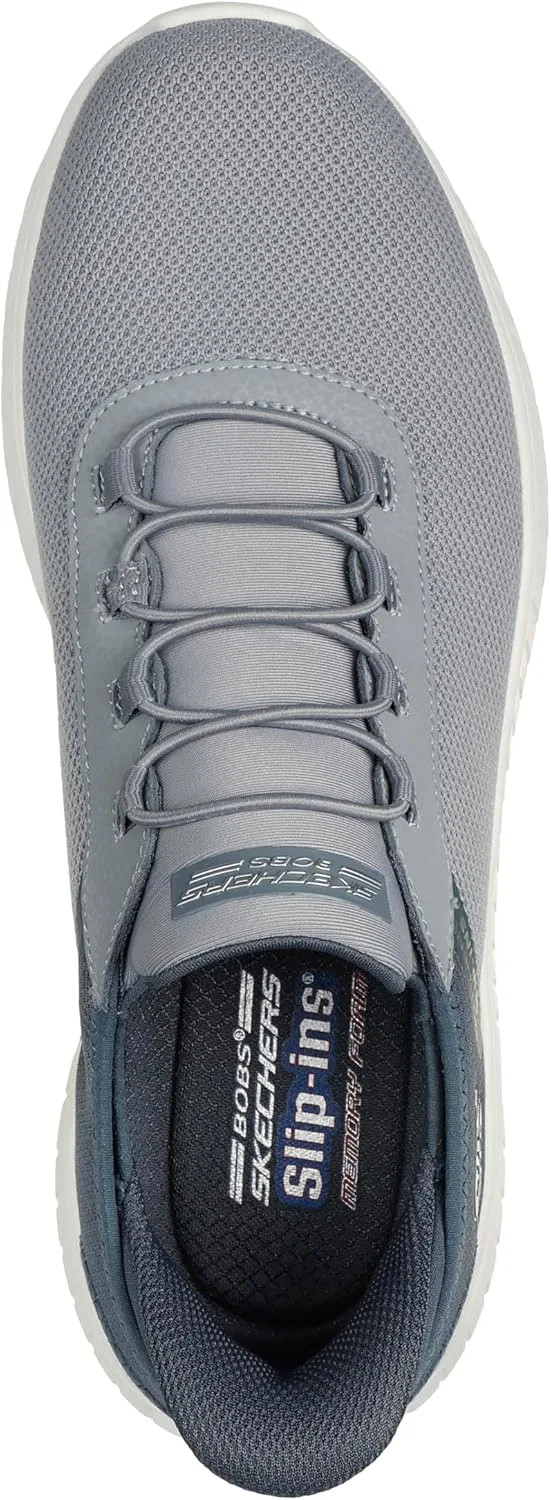Мужские кроссовки для ходьбы Skechers Bobs Squad Chaos Tough, Gray — фото 3