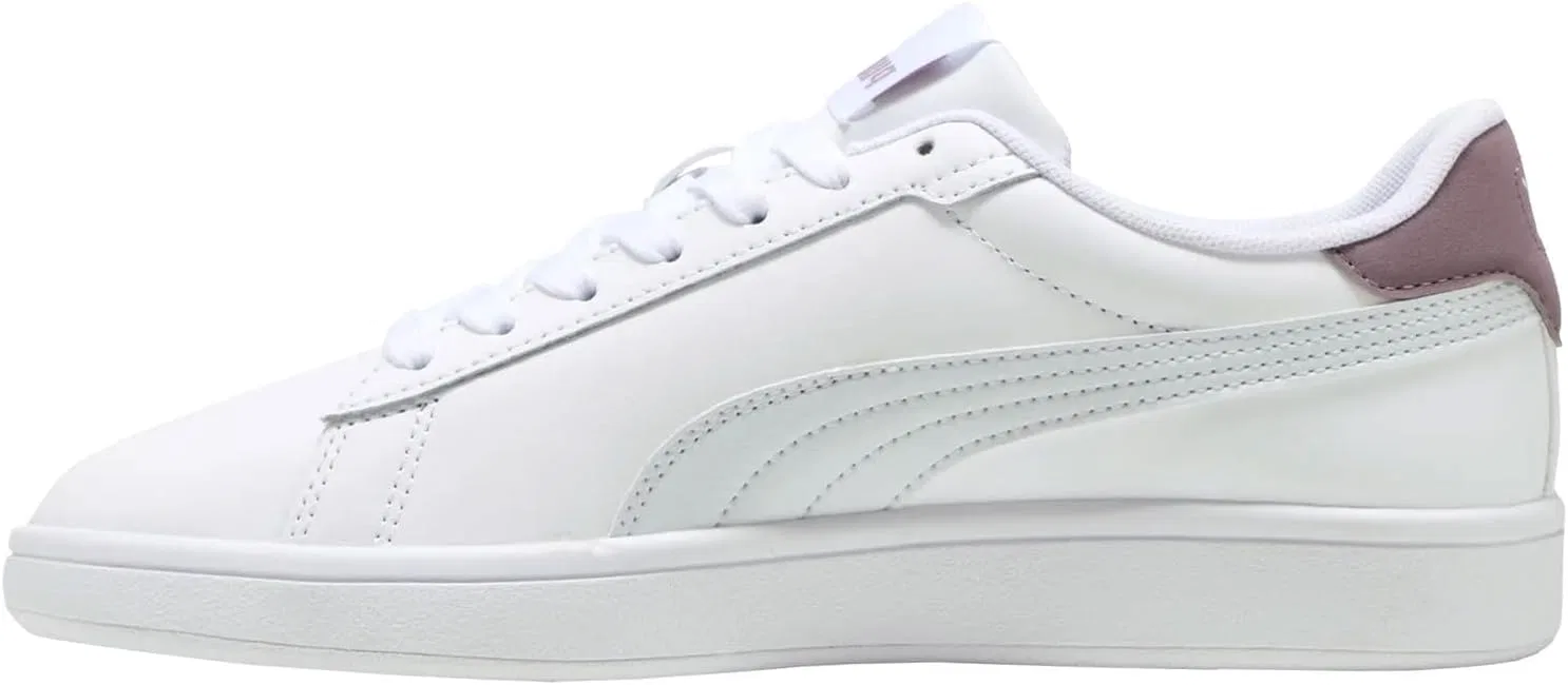 Кроссовки Puma Unisex PUMA Smash 3.0 L, Puma White Silver Mist Plum Jam — фото 3