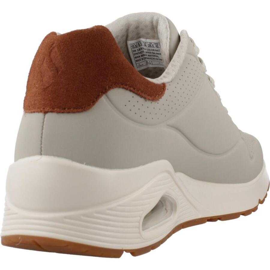 Мужские кроссовки Skechers Street Uno - Suited on Air 183004 NAT, натуральный цвет — фото 3
