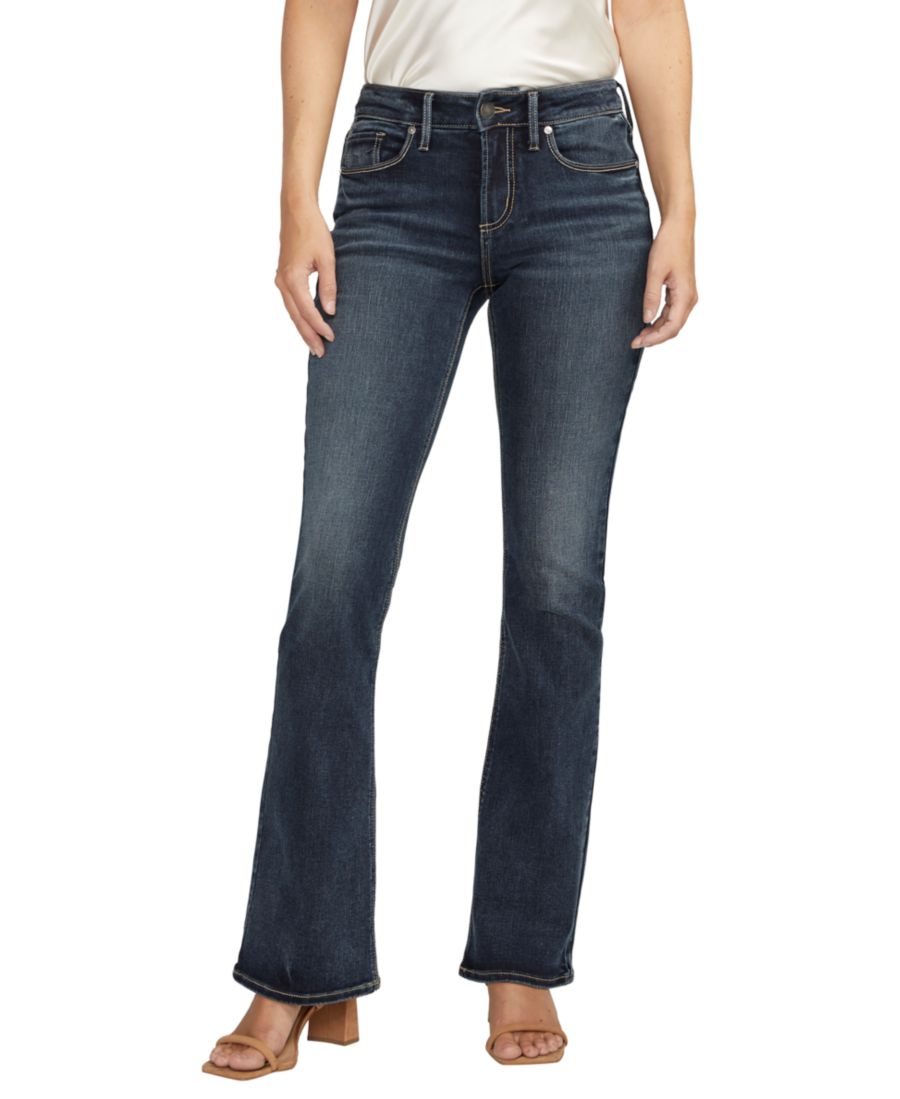 Джинсы Suki Mid Rise Bootcut Silver Jeans Co, Indigo
