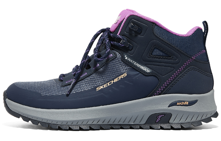 

Skechers Женские высокие уличные кроссовки сине-фиолетовые, цвет Blue