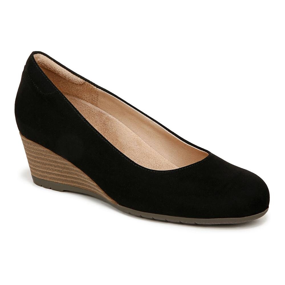 Женские туфли на танкетке Dr. Scholl's Be Flex, цвет Black Fabric
